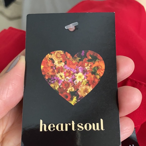 Heartsoul Open Back Red Top/Blouse - Picture 7 of 7